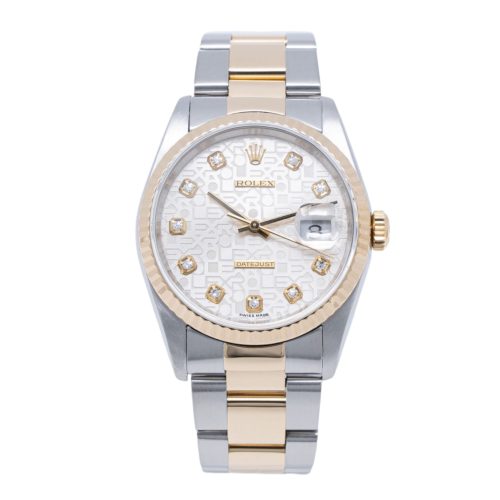 Rolex Datejust two-tone 36mm Diamond Jubilee Dial Ref: 116233